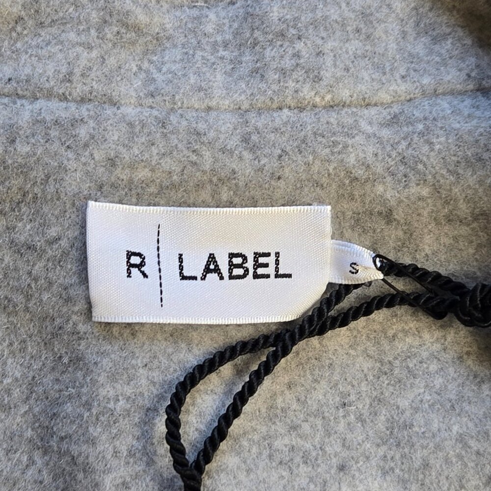 NWT Wool Angora Boyfriend Coat-The Reset R Label Ice Grey - Picture 5 of 14